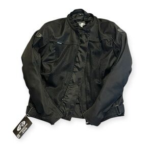 Joe Rocket Women’s BLACK PROTECTIVE Velocity Motorcycle Jacket Medium NWT